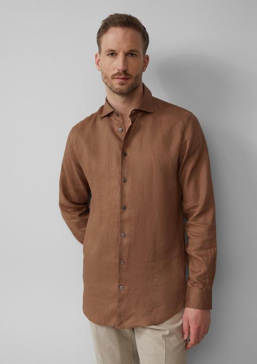 Immagine prodotto S.Oliver Hemd Tailored Fit: Langarmhemd aus Leinen mit elegantem Glanz (40)