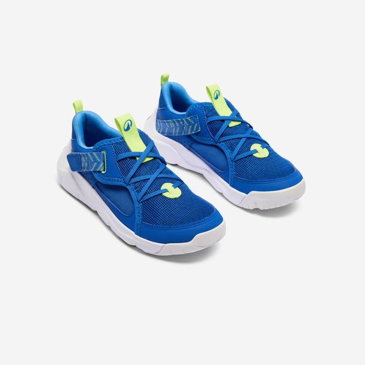 Produktbild Decathlon Turnschuhe Kinder Klettverschluss - Playful Summer blau/gelb (28)