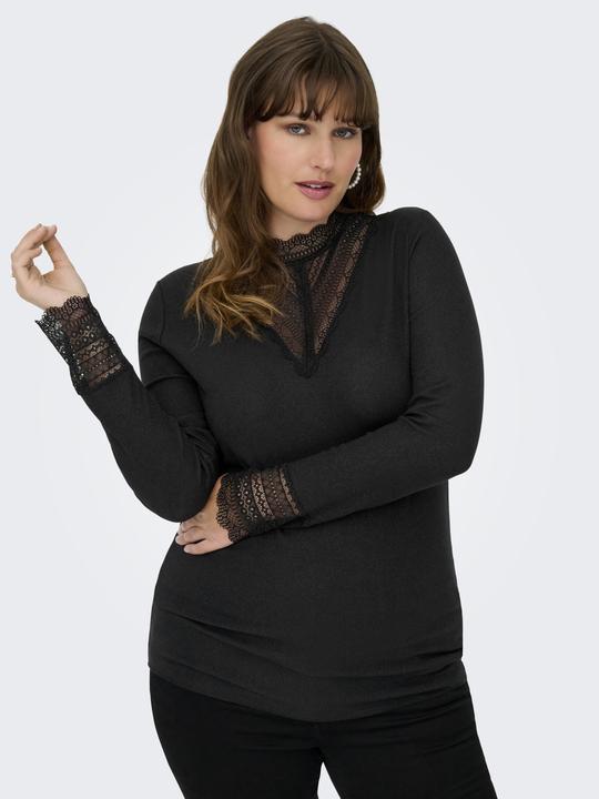 Produktbild Only Cartilde Glitter L/S Highneck Top Noos (M)