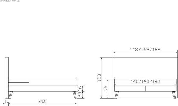 Actual product image Hasena Costa (140 x 200)