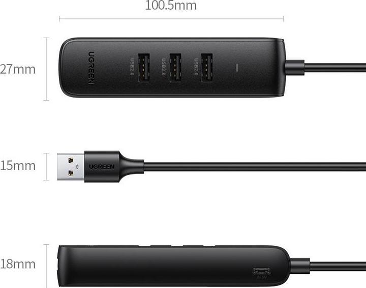 Productafbeelding Ugreen CM416 (USB-A, 4 ports)