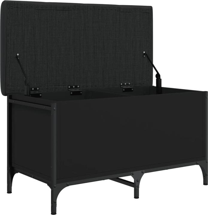Actual product image VidaXL Bench with storage space black 82x42x45 cm (42 cm)
