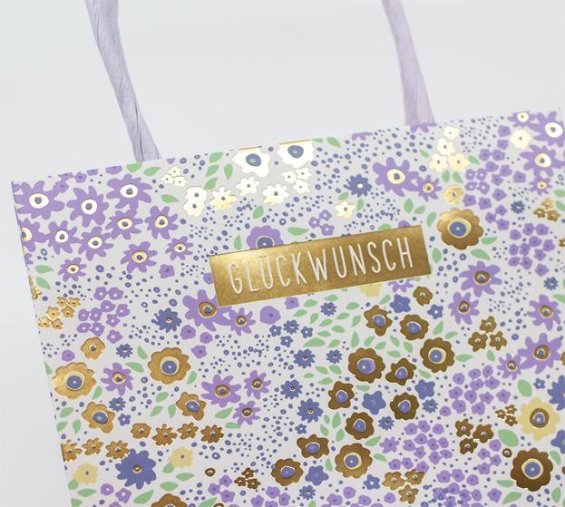Produktbild Geschenksack Glückwunsch 18x21cm