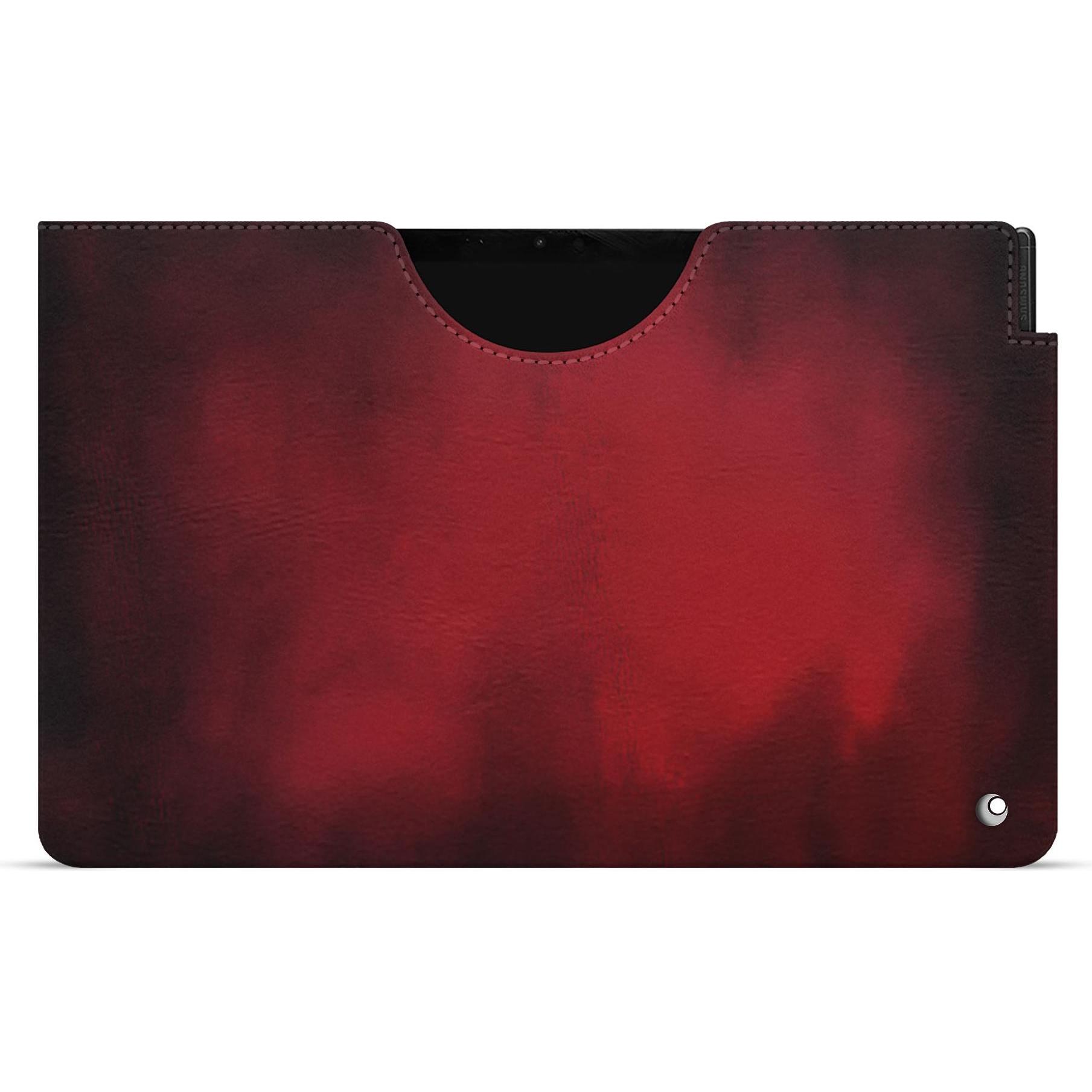 Noreve Lederschutzhülle (Galaxy Tab S9), Tablet Hülle, Rot
