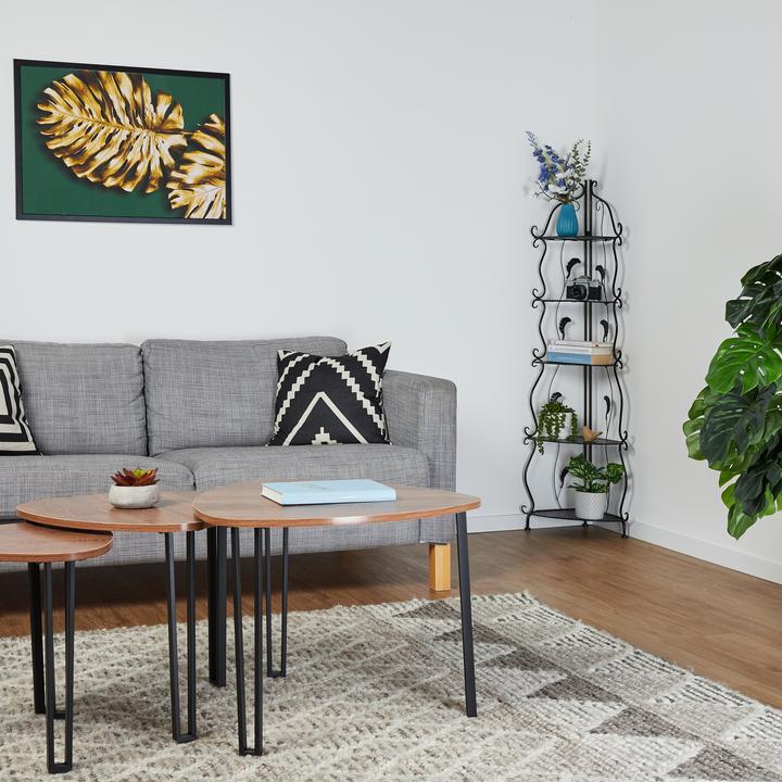 Actual product image Relaxdays Corner shelf