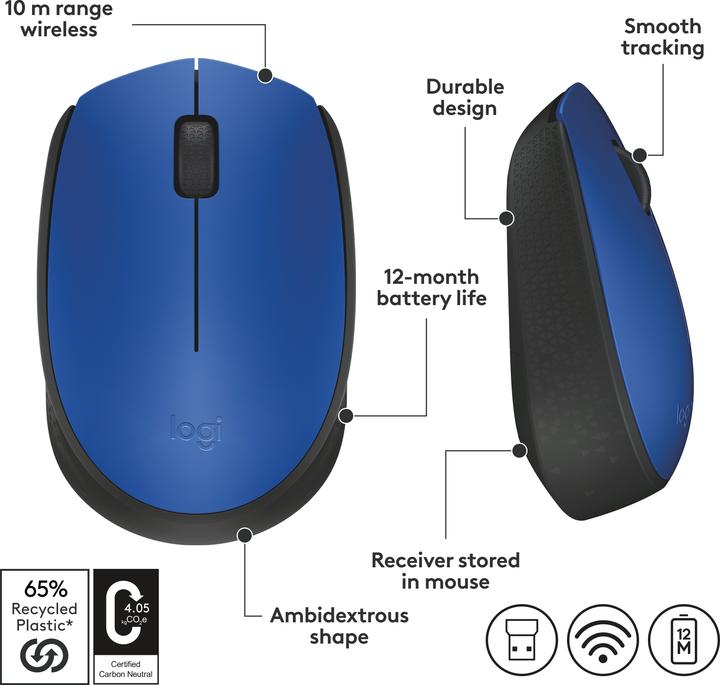 Productafbeelding Logitech M171 (Draadloze)