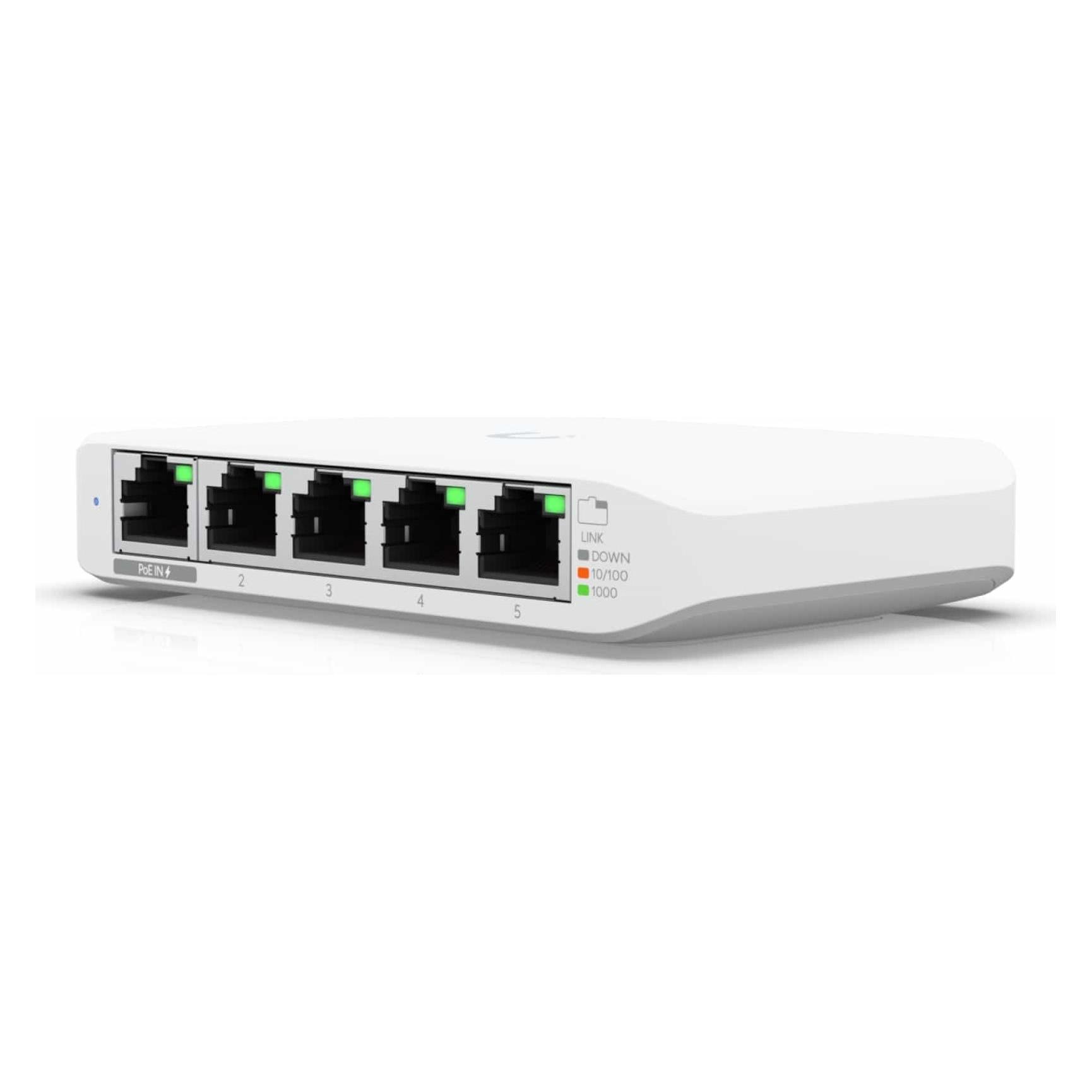 Ubiquiti Flex Mini 3er Pack (5 Ports), Netzwerk Switch, Weiss