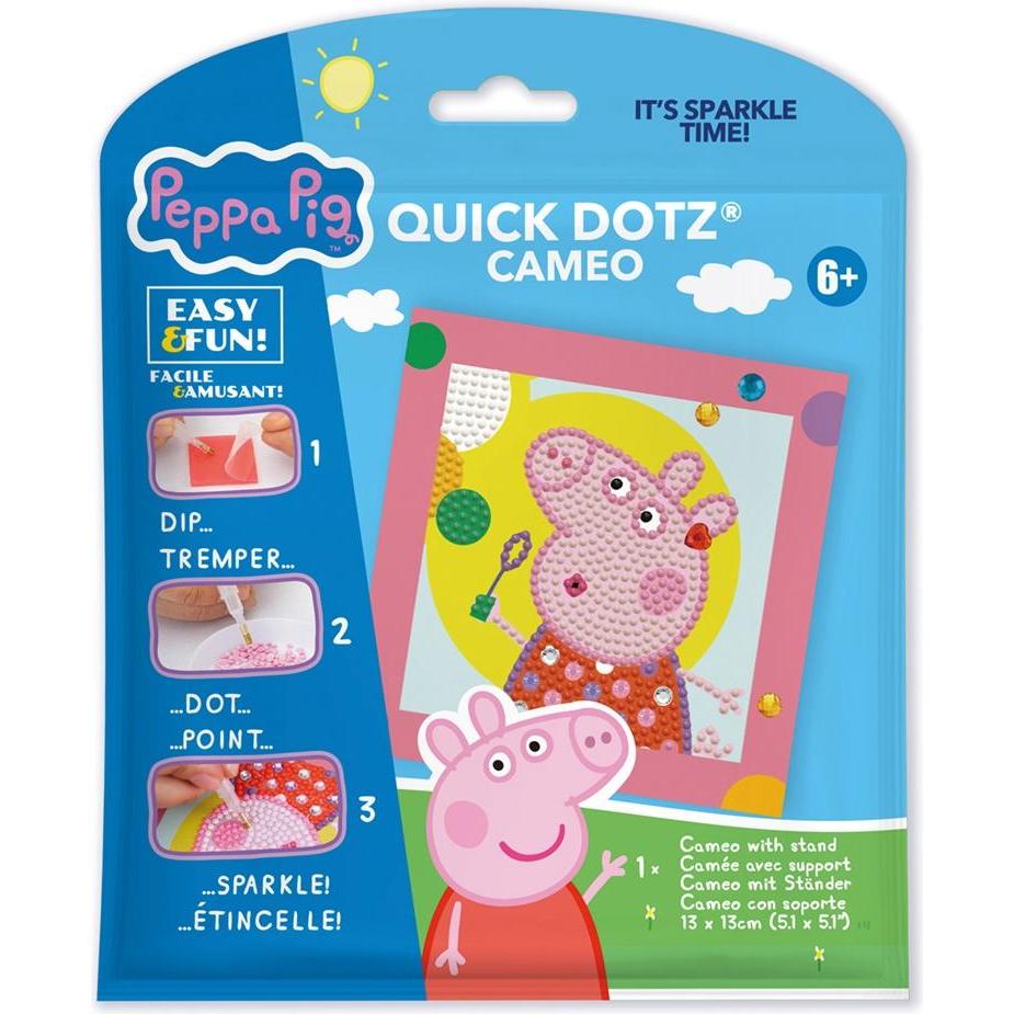 Diamond Dotz Diamond Painting Peppa Pig Seifenblasen