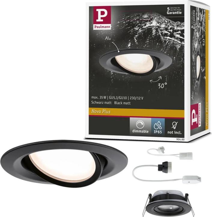 Immagine prodotto Paulmann Apparecchio da incasso Nova Plus Set (85 lm, GU10, GU5.3)