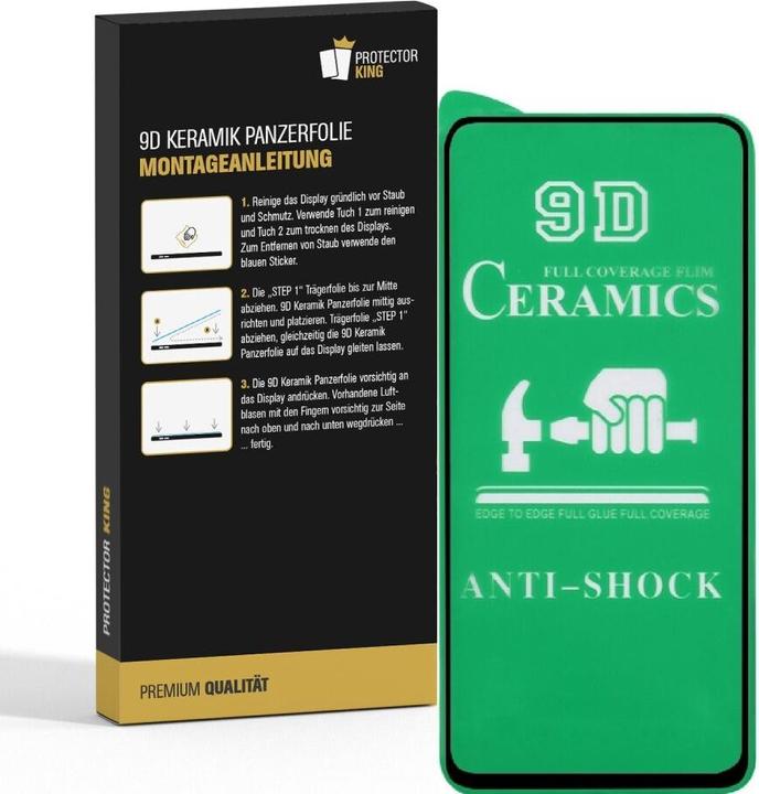 Produktbild Protectorking 2x Ceramic-Glass Full Cover HD Klar (2 Stück, Xiaomi Mi 10 Lite)