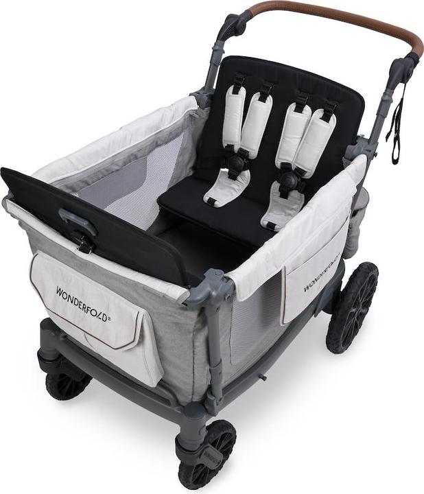 Produktbild WonderFold L4 Quad-Kinderwagen für 4 Kinder / Bollerwagen (6 Monate - 4 Jahre)