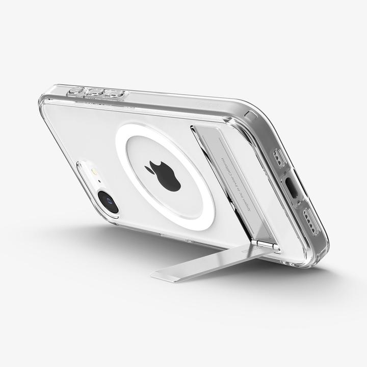 Actual product image Spigen Ultra Hybrid S (MagFit) iPhone 16e Casen Clear White (Apple iPhone 16e)