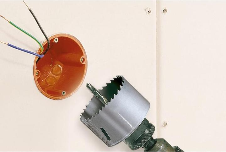 Actual product image wolfcraft 1Hole saw set BiM ø35,40,51,65,68mm (35 mm, 40 mm, 51 mm, 65 mm, 68 mm)