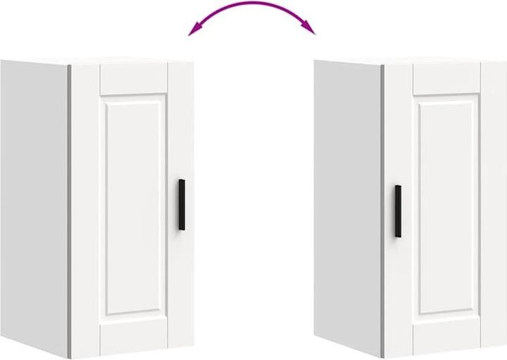 Immagine prodotto VidaXL Parete attrezzata per cucina Porto White Parete attrezzata in legno Cucina (30 x 31 x 60 cm)