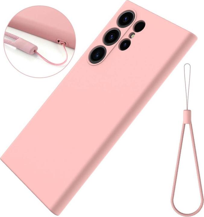 Produktbild Cover-Discount Silikon Gummi Hülle rosa (Samsung Galaxy S24 Ultra)