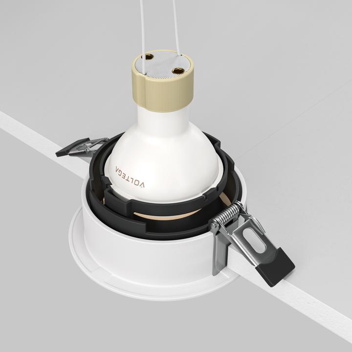 Produktbild Maytoni Share Downlight, Einbauleuchte GU10 Schwarz-Weiss Ø86mm (GU10)