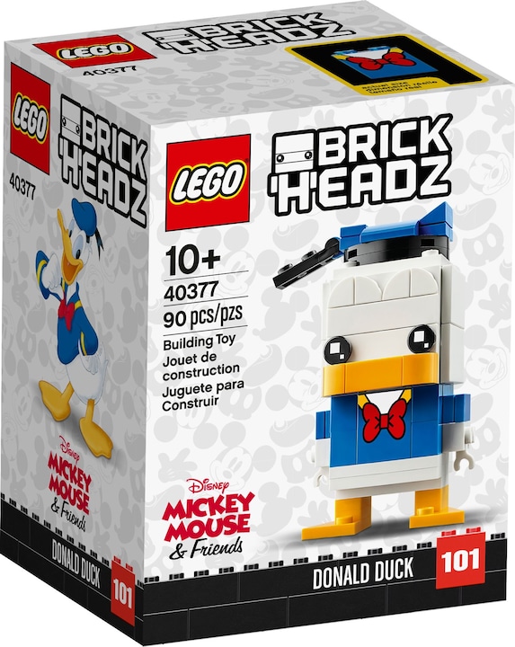 Image du produit LEGO BrickHeadz End-Of-Live Set Donald Duck - 40377 NEU! Teile 90x (40377)