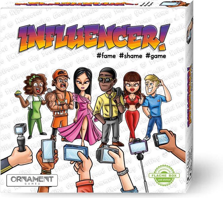 Image du produit Ornament Games Les influenceurs! #fame #shame #game - Jeu de société (Allemand)