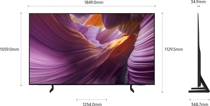 Actual product image Samsung QE83S85F (83", S85F, OLED, 4K, 2025)