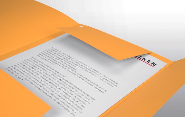 Produktbild Falken Sammelmappe, DIN A4, Einschlagklappen, Manilakarton (A4, 1 x)