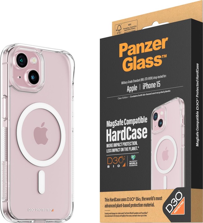 Actual product image PanzerGlass Hard Case (Apple iPhone 15)