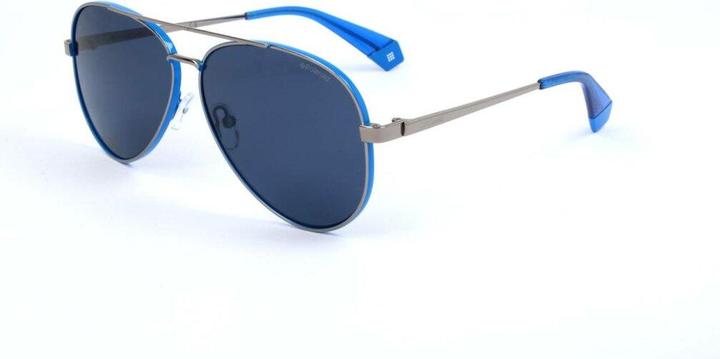 Actual product image Polaroid MOD. PLD 6069 S X RUTHENIUM BLUE RUTHENIUM