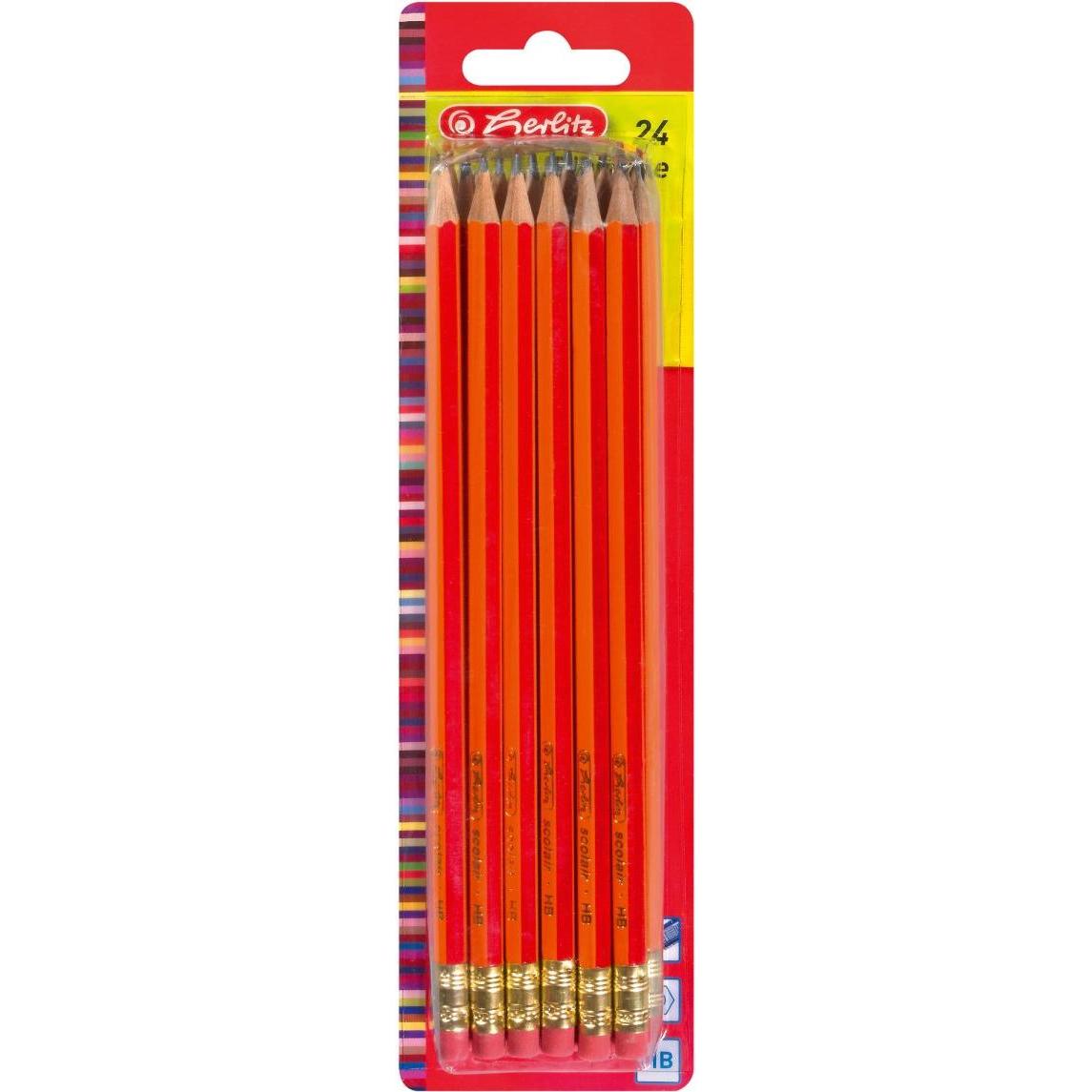 Herlitz, Bleistift, 8850604 Bleistift (e) (HB, 24 x)
