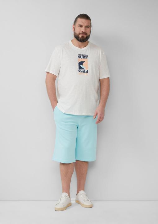 Actual product image S.Oliver Bermuda Detroit: Sweat-Bermuda mit Flammgarnstruktur im Relaxed Fit (XXL)