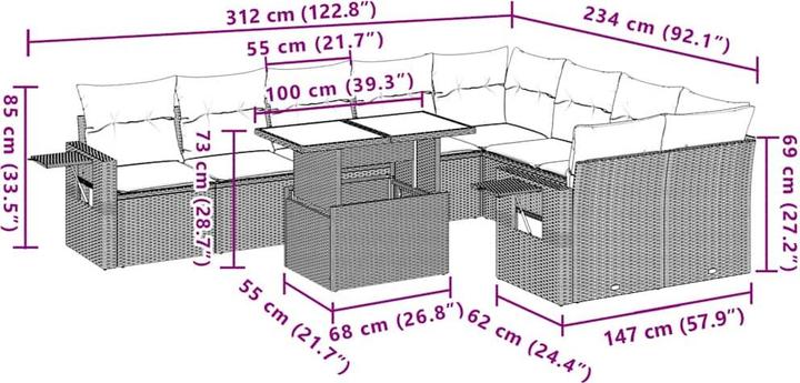 Produktbild vidaXL Larissa