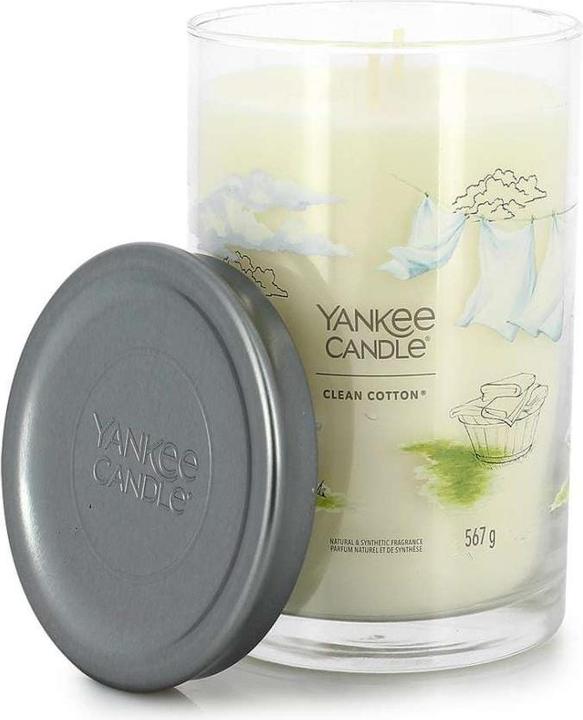 Actual product image Yankee Candle Clean Cotton Signature Large Tumbler Scented Candle (567 g)