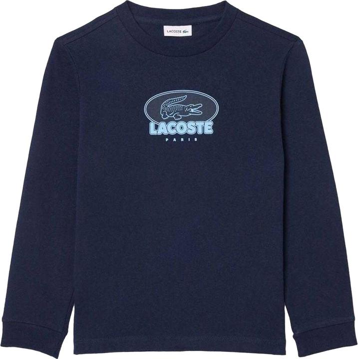 Lacoste Abzeichen TShirt Dicke Baumwolle (110)