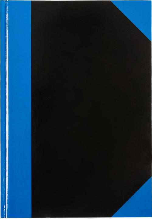 Produktbild Idena Kladde A6 liniert schwarz blau FSC-Mix (A6, Liniert, Harter Einband)