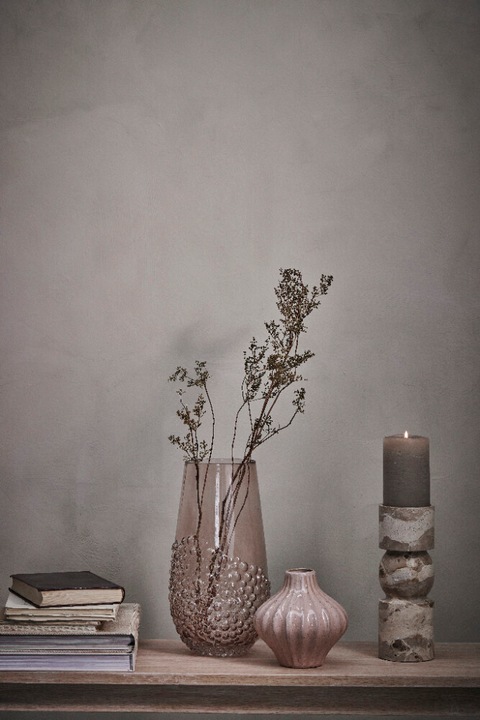 Produktbild Lene Bjerre Ø 9 x H 23 cm - Marmor - Sand (9 x 23 cm)