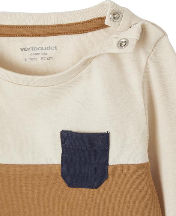 Immagine prodotto Vertbaudet Baby Colorblock-Shirt aus Bio-Baumwolle (80)