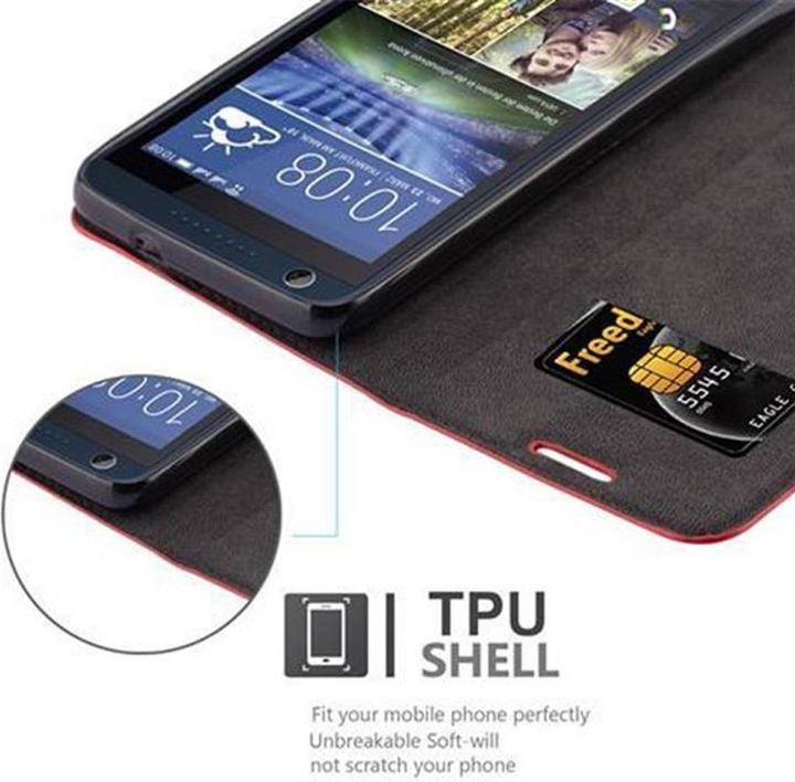 Productafbeelding Cadorabo Boek Onzichtbare Magneethoes (HTC Desire 626G)