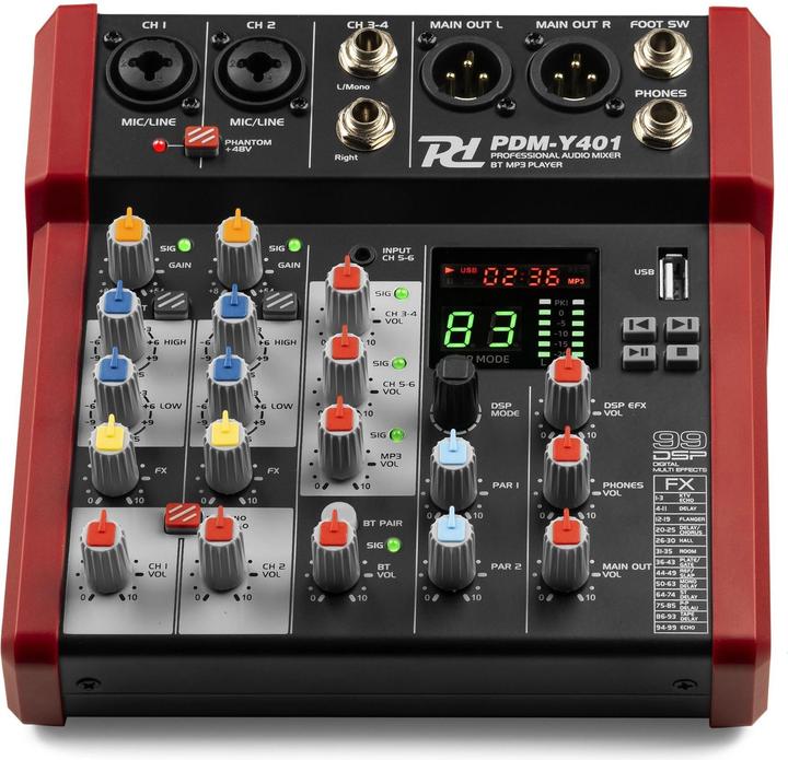 Produktbild Power Dynamics Mischpult PDM-Y401 (Studio- und Livemixer)