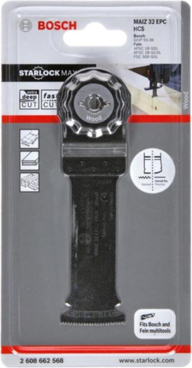 Actual product image Bosch Professional Zubehör HCS plunge cut saw blade MAIZ 32 EPC Wood, 80 x 32 mm, pack of 1