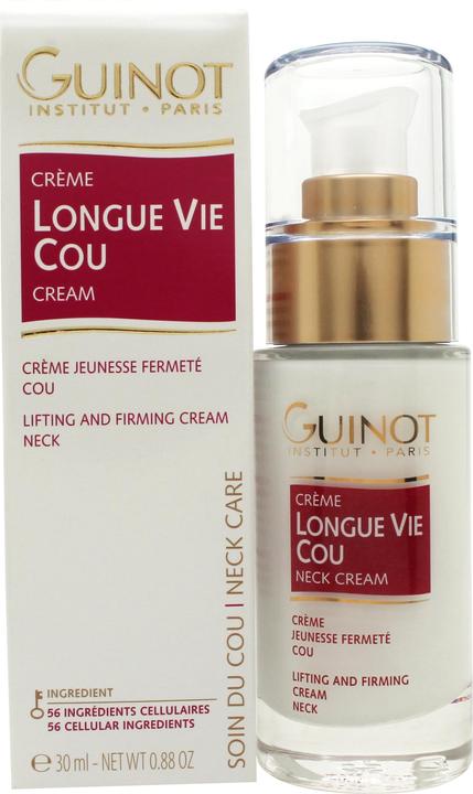Immagine prodotto Guinot Longue Vie Cou Trattamento rassodante vitale per il collo 30ml (Crema corpo, 30 ml)