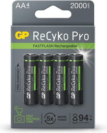 GP Batteries B2420 household battery Rechargeable battery AA Nickel-Metal Hydride (NiMH) (4 Stk., AA, 2000 mAh)