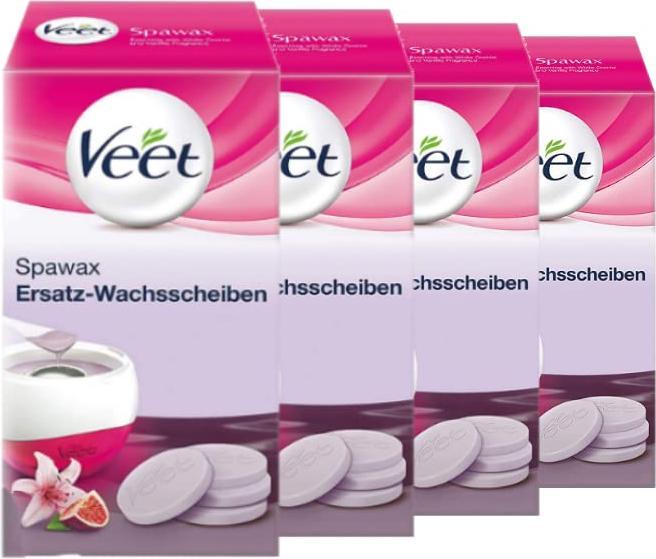 Produktbild Veet Spawax Warmwachsscheiben, 4x6 Stk. (4 x)