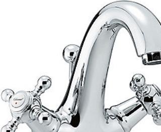 Image du produit Damixa Tradition håndvaskbatteri med bundventil F133