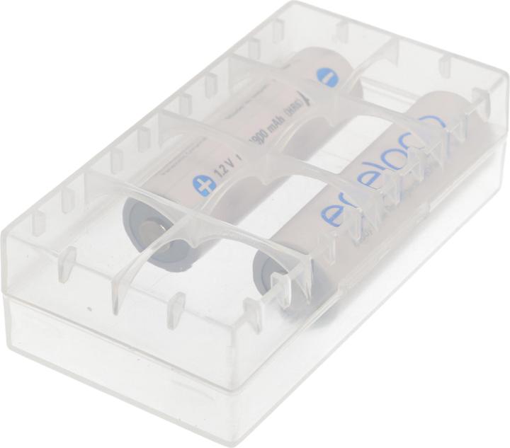 Actual product image XCell Universal 4er Akkuschutzbox für CR123A Akku, CR 16340 oder 2 CR 18650 Akku, Batterien