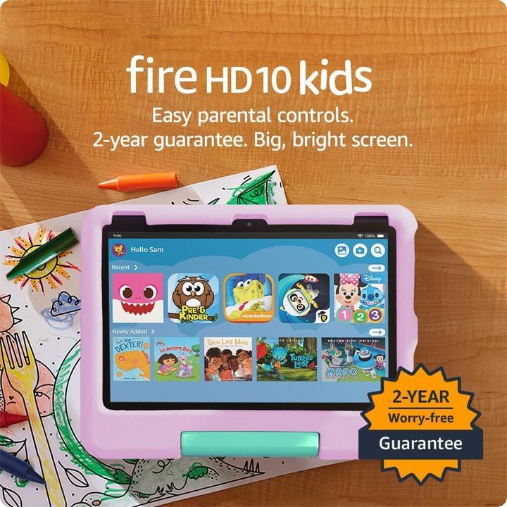 Image du produit Amazon Fire HD10 Kids 13 Gen (10.10", 32 Go, Pink)
