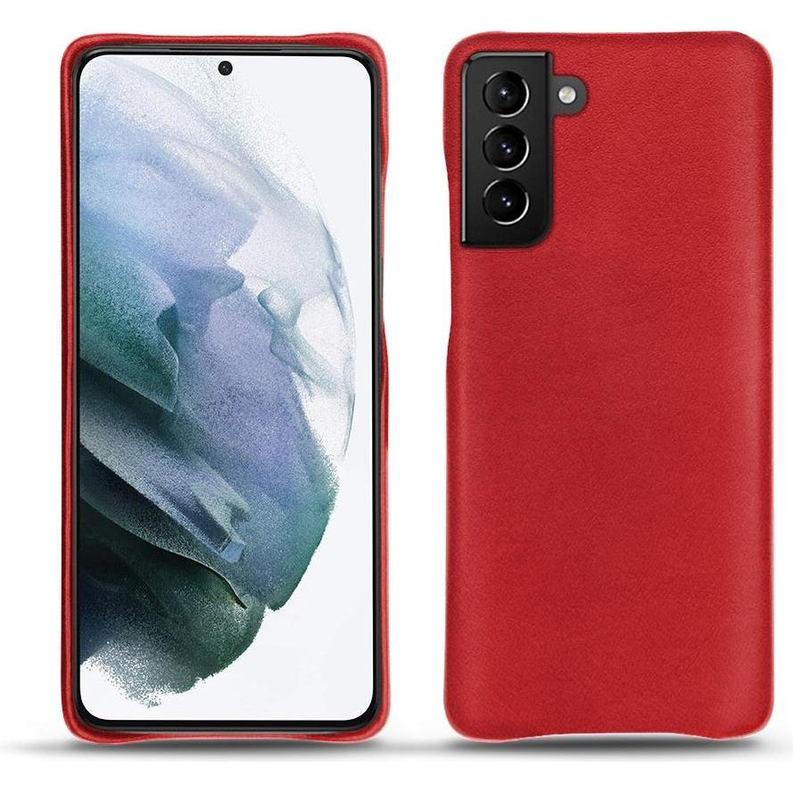 Noreve Lederschutzhülle (Samsung Galaxy S21+), Smartphone Hülle, Rot
