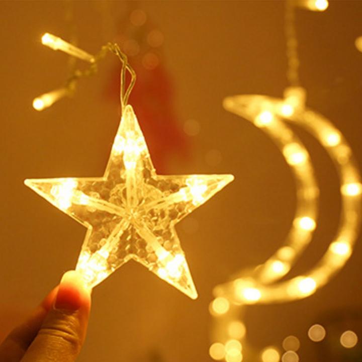 Produktbild Esmée LED Deko Lichterkette Sternen / Mond Warmweiss (3.5m) (3.50 m)