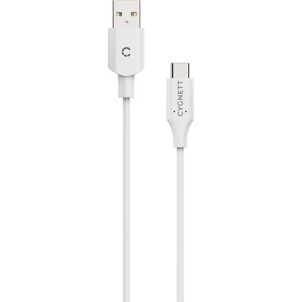 Cygnett Essentials USB-C to USB Cable 1m White (1 m, USB 2.0, 60 W), Cavo USB