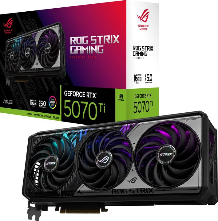Actual product image ASUS ROG Strix GeForce RTX 5070 Ti (16 GB)