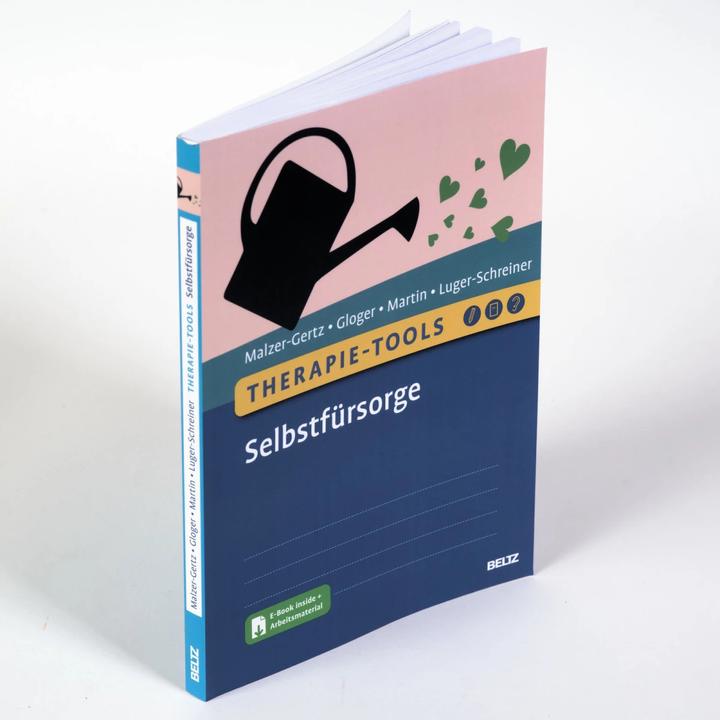 Actual product image Therapie-Tools Selbstfürsorge (German, Claritta Martin, Cornelia Gloger, Helga Luger-Schreiner, Margarete Malzer-Gertz, 2023)