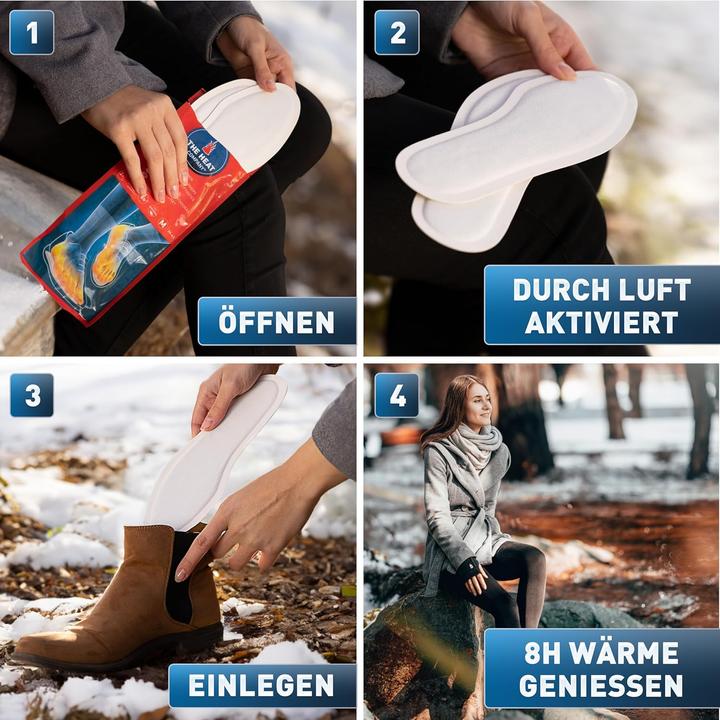 Actual product image HEAT 30er Set Wärmesohlen