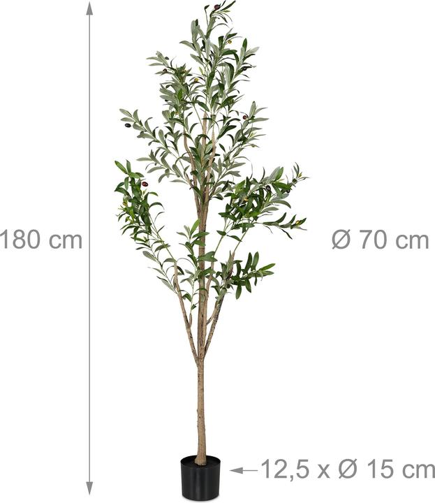 Actual product image Relaxdays Olivenbaum (180 cm)